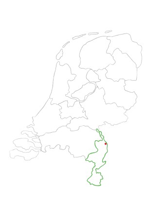Kaart onverhard Limburg