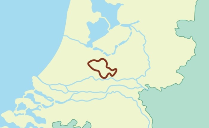 Overzichtskaart Utrechtpad