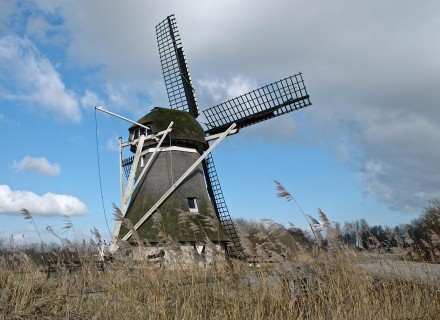 Molen op het Friese Woudenpad