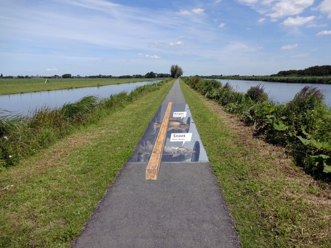 3D Schildering op de Trekvliet © Ernst Koningsveld