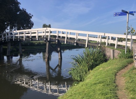 Brug over de Berkel in Gelderland