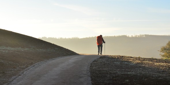 Pelgrim op de Camino de Santiago