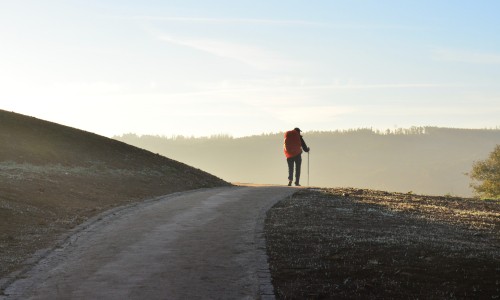 Pelgrim op de Camino de Santiago