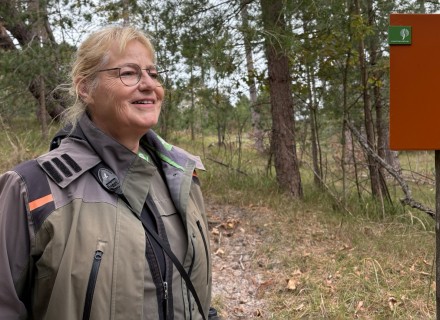 Boswachter Marijke Lieman © Ernst Koningsveld