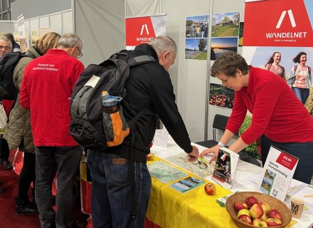 Vrijwilligers op de Fiets- en Wandelbeurs