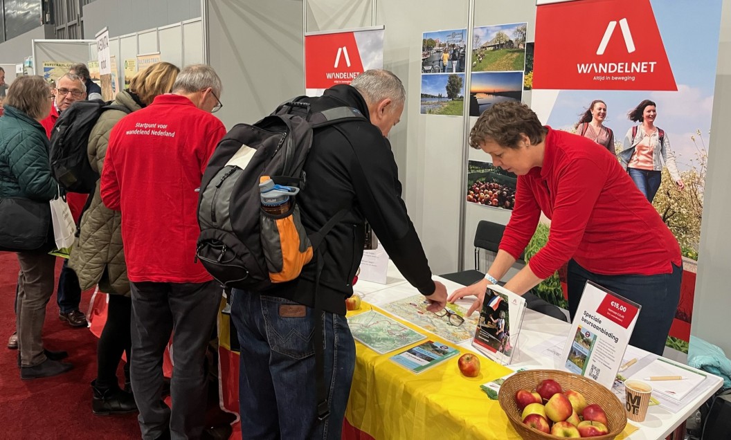 Sfeerbeeld Wandelnet op de Fiets- en Wandelbeurs