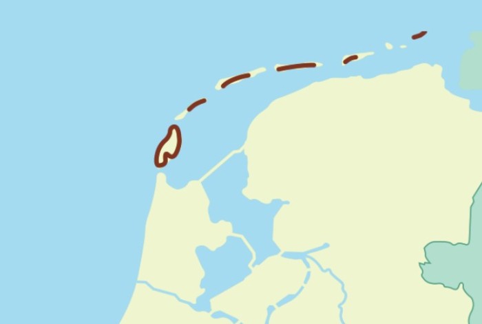 Overzichtskaart Waddenwandelen