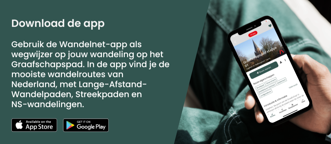Banner Wandelnet-app Graafschapspad