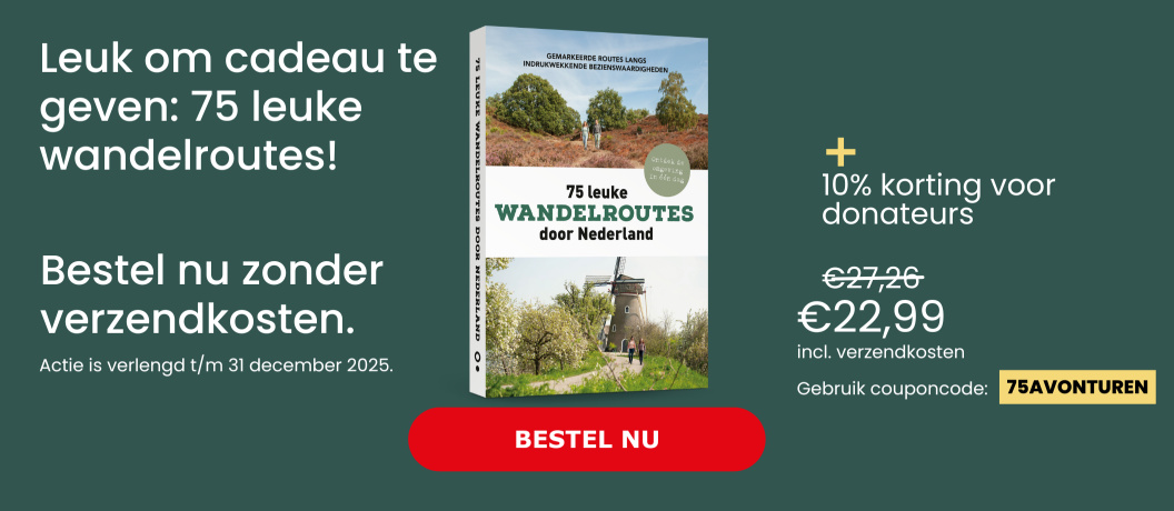 Banner 75 leuke wandelroutes