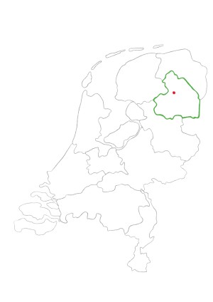 Kaart onverhard Drenhte