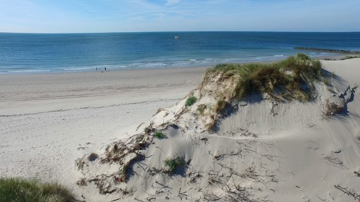 Boswachterspad Meeuwenduinen. Strand Westerschouwen.