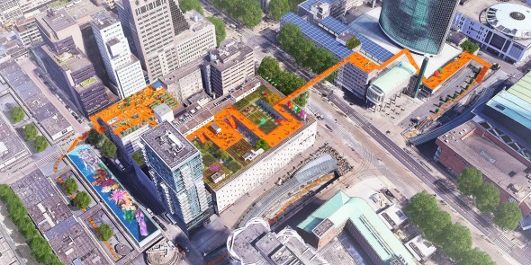 Rotterdam Rooftop Walk artist impression MVRDV Birds eye (1).jpg