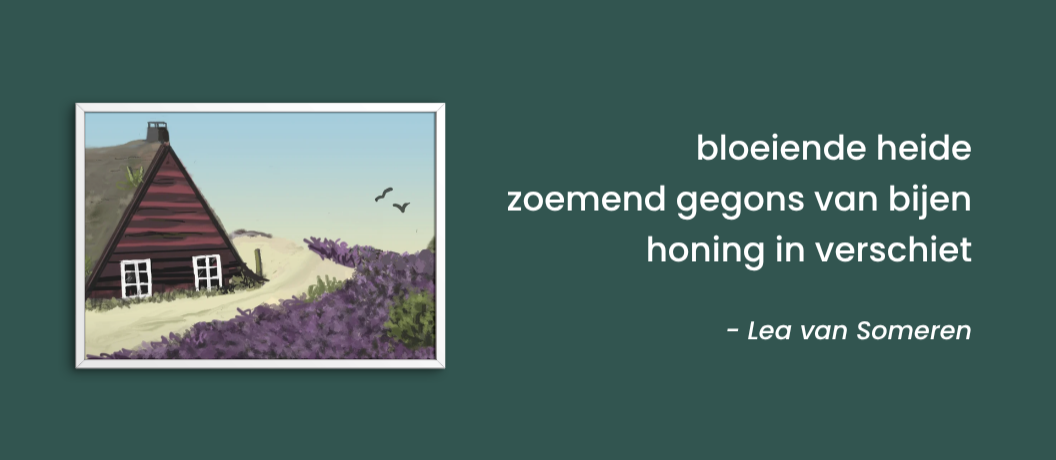Beeld en haiku © Lea van Someren