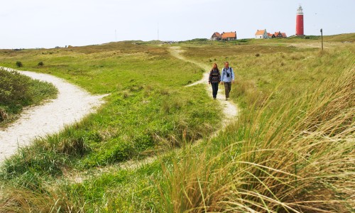 Wandelaars bij de vuurtoren van Texel © Ad Snelderwaard.jpg