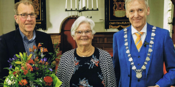 Henk Pots ontvangt koninklijk lintje