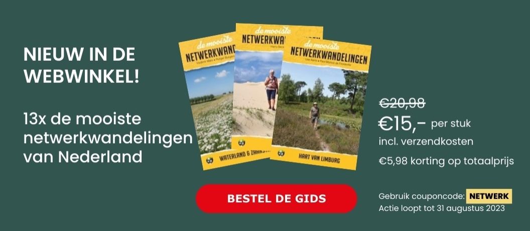 Aanbieding wandelgids 'de mooiste netwerkwandelingen'