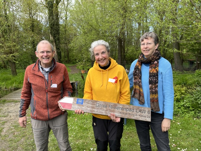 Padcoördinatoren Jantina, Marga en Pieter © Ernst Koningsveld