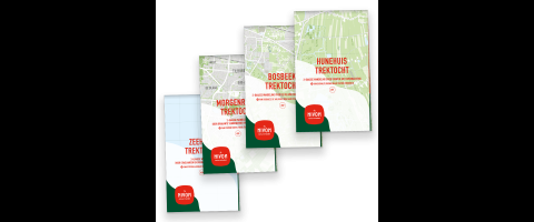 Nivon Trektochten complete set 4 kaarten