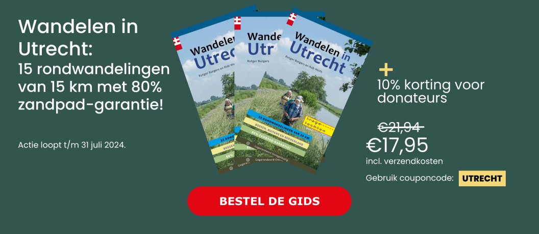 Banner wandelen in Utrecht