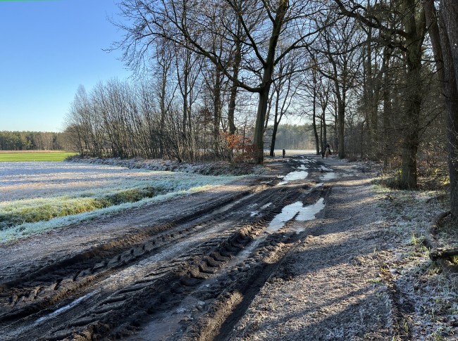Op de grens van de Stoppelbergen en de akkers © Ernst Koningsveld