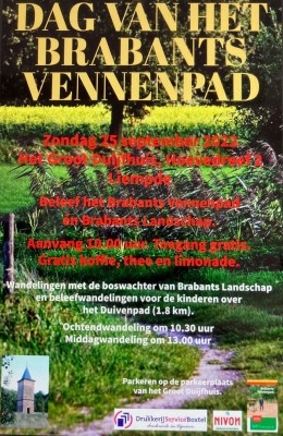 dag van het Brabants vennenpad poster