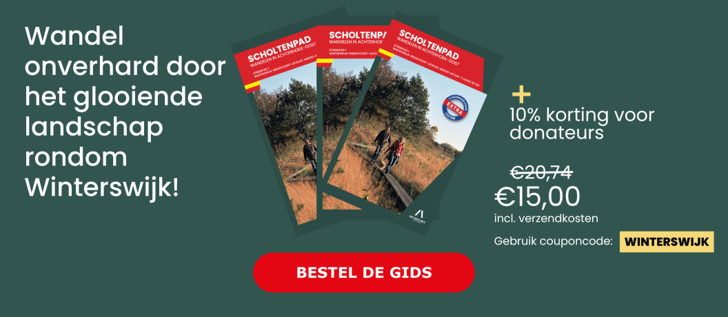 Banner speciale aanbieding Scholtenpad