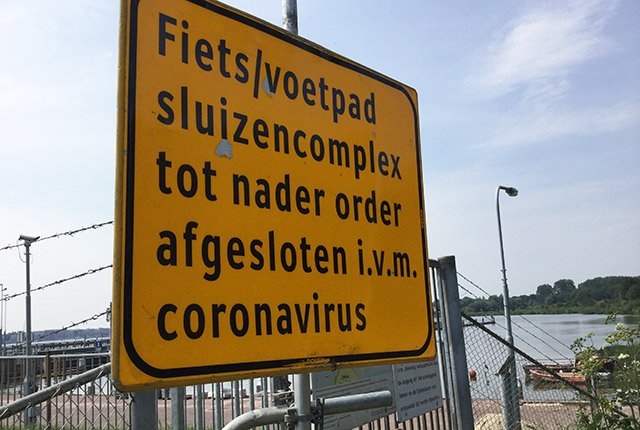Afgesloten wegens Corona
