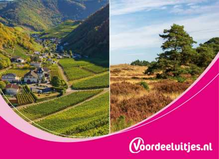 Banner - Overnachting in het Ahrdal of op de Veluwe