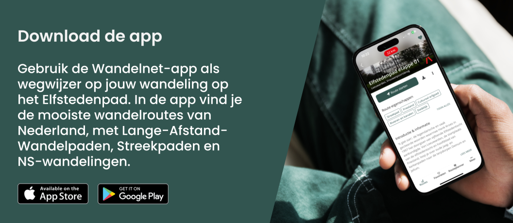 Banner Wandelnet-app