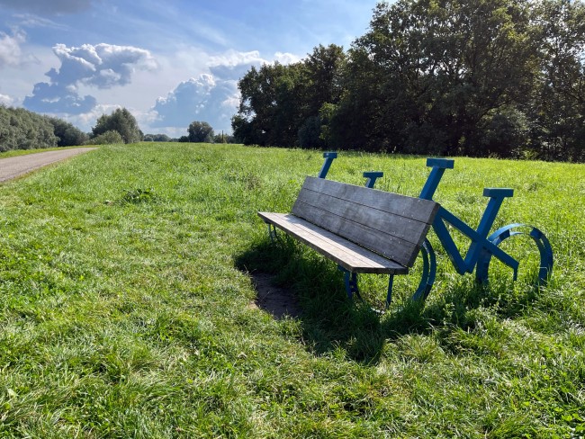 Ewijk Waaldijk - Fietsbankje