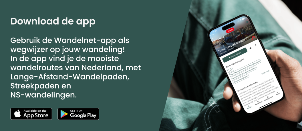 Banner Wandelnet-app