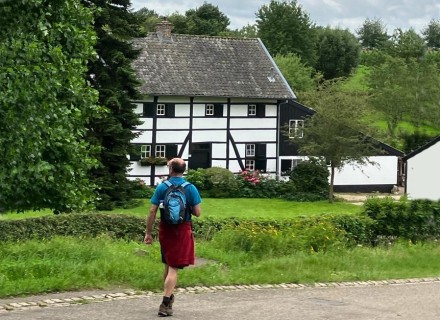 Martin wandelt in Zuid-Limburg 