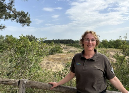 Boswachter Mirja Passchier © Ernst Koningsveld