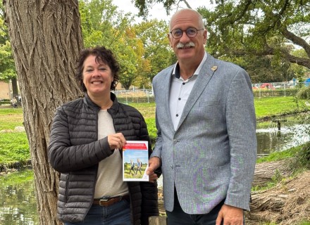 Maarten Jilisen (r) en Kathy van Driel © Lea van Someren