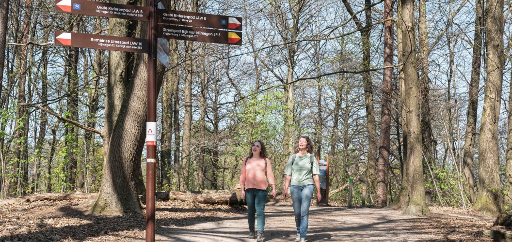Wandelaars op de Duivelsberg © 