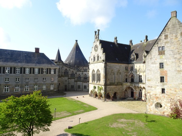 Binnenplaats Burcht Bad Bentheim