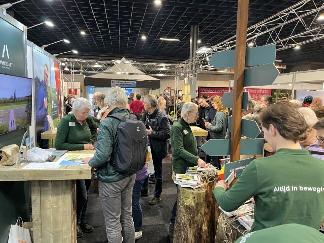 2025 Fiets- en Wandelbeurs - De Wandelnet Stand © Ernst Koningsveld