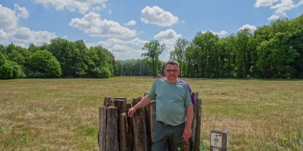 Boswachter Kees Jan Westra, Springendal.JPG