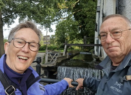 Selfie Rob Wolfs en Lea van Someren