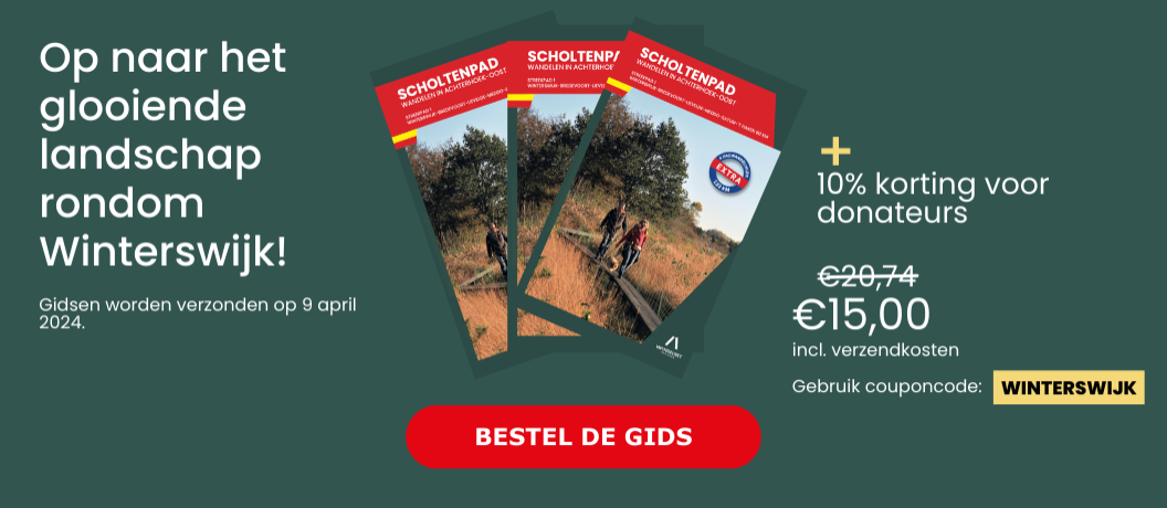 Aanbieding wandelgids Streekpad Scholtenpad