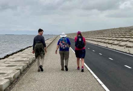 Wandelen over de Afsluitdijk © Martin Kooijman