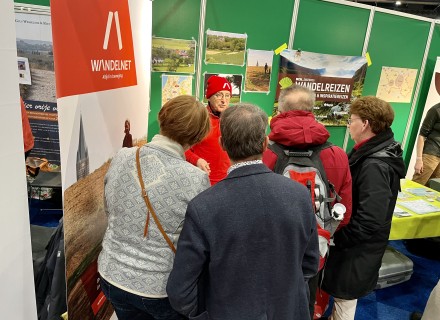 Sfeerbeeld Wandelnet op de Fiets- en Wandelbeurs