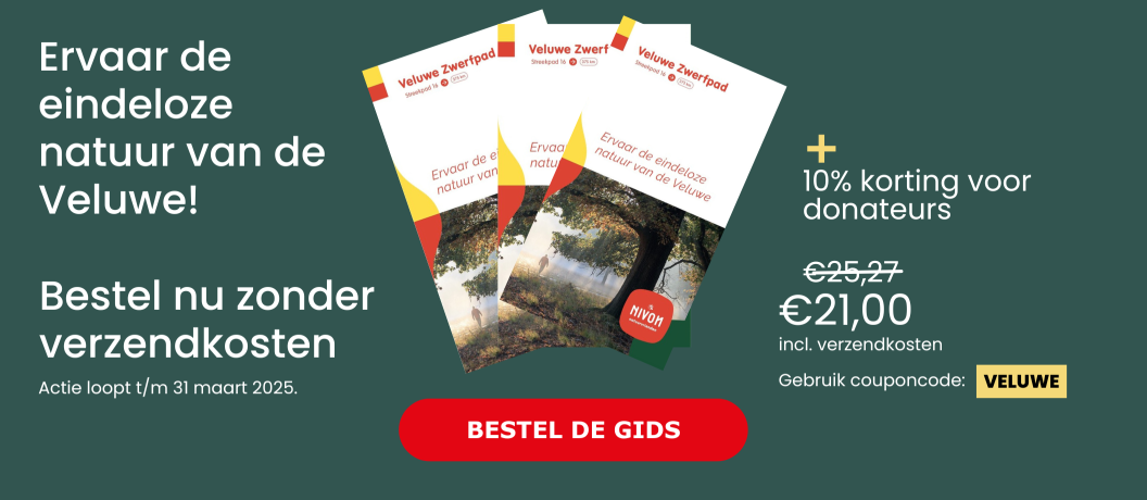 Speciale aanbieding wandelgids Veluwe Zwerfpad