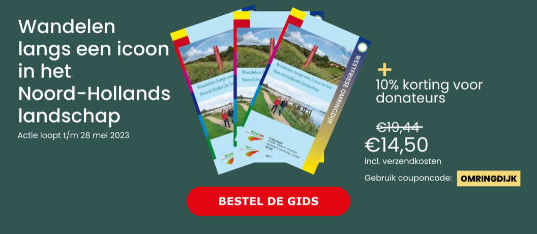 Aanbieding wandelgids Streekpad Westfriese Omringdijk