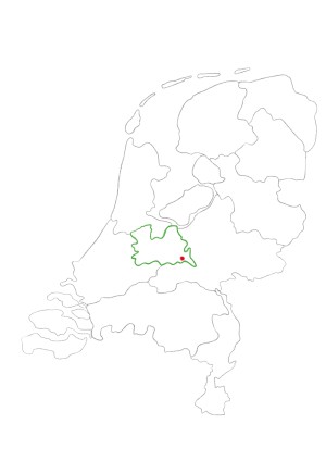 Kaart onverhard Utrecht