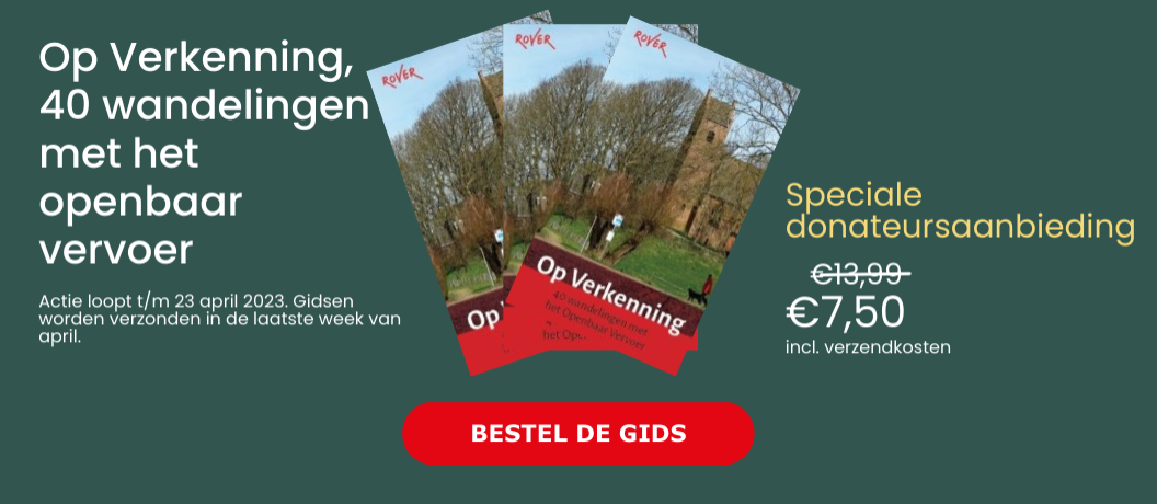 Aanbieding Op Verkenning, 40 wandelingen met het openbaar vervoer